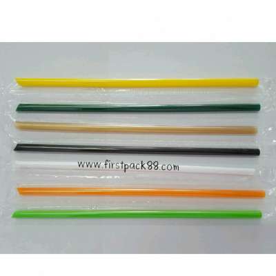 หลอดเล็กห่อฟิล์มปลายแหลม กว้าง6 มล. 1*100 เส้น 0